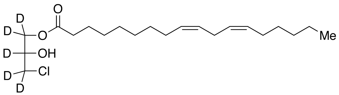 rac-1-Linoleoyl-3-chloropropanediol-d<sub>5</sub>