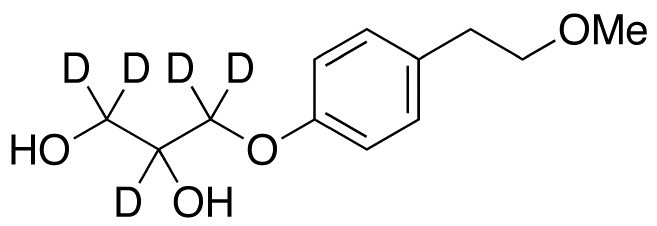 3-[4-(2-Methoxyethyl)phenoxy]-1,2-propanediol-d<sub>5</sub>