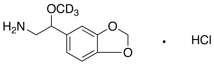β-Methoxy-d<sub>3</sub> Homopiperonylamine HCl