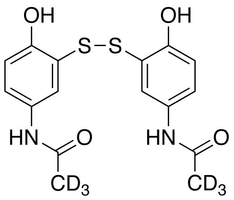 3’-Mercaptoacetaminophen-d<sub>6</sub> Disulfide