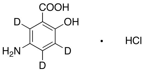 Mesalazine-d<sub>3</sub> hydrochloride