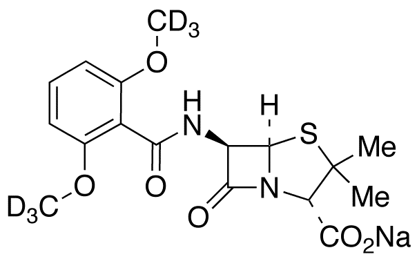 Methicillin-d<sub>6</sub> Sodium
