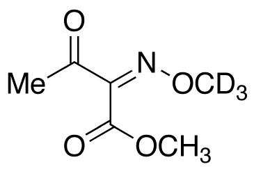 (Z)-2-(Methoxyimino)-3-oxobutanoic Acid-d<sub>3</sub> Methyl Ester