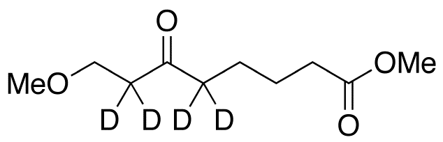 8-Methoxy-6-oxo-octanoic Acid Methyl Ester-d<sub>4</sub>