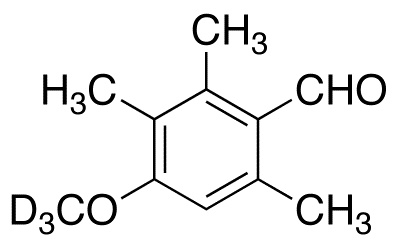 4-Methoxy-2,3,6-trimethylbenzaldehyde-d<sub>3</sub>