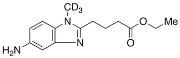 1-Methyl-5-amino-1H-benzimidazole-2-butanoic Acid Ethyl Ester-d<sub>3</sub>