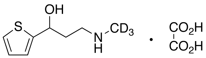3-[(Methyl-d<sub>3</sub>)amino]-1-(thiophen-2-yl)propan-1-ol Oxalate