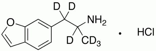α-Methyl-6-benzofuran Ethanamine-d<sub>6</sub> HCl 