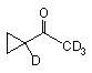 Cyclopropyl-1-d<sub>1</sub> Methyl-d<sub>3</sub> Ketone