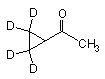 Cyclopropyl-2,2,3,3-d<sub>4</sub> methyl-d<sub>3</sub> ketone