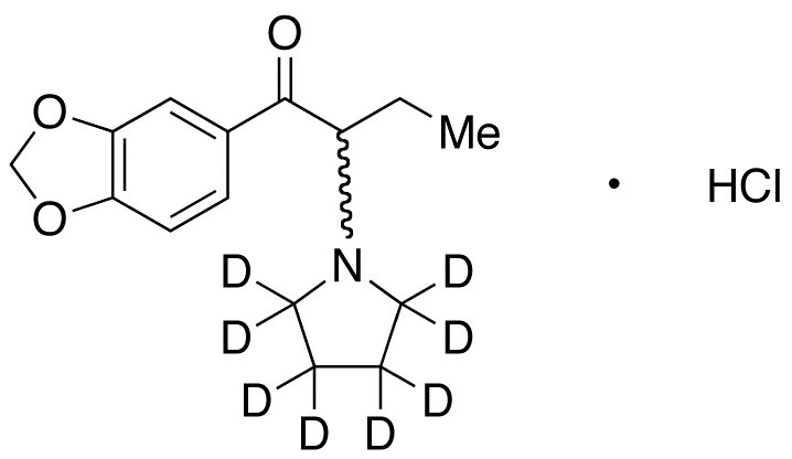 3’,4’-(Methylenedioxy)-2-(1-pyrrolidinyl)butyrophenone-d<sub>8</sub> HCl 