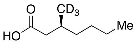 (S)-3-Methylheptanoic Acid-d<sub>3</sub>