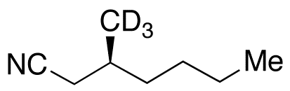 (3S)-Methylheptanonitrile-d<sub>3</sub>