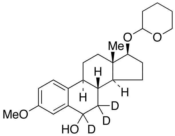3-O-Methyl 6-Hydroxy-17β-estradiol-d<sub>3</sub> 17-O-Tetrahydropyran