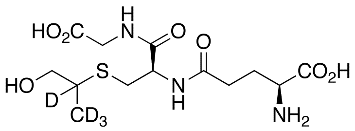 S-(1-Methyl-2-hydroxyethyl)glutathione-d<sub>4</sub>