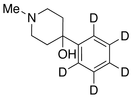 1-Methyl-4-phenyl-4-piperidinol-d<sub>5</sub>