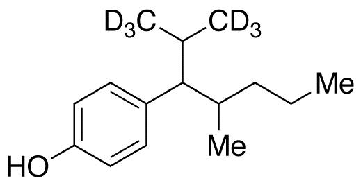 4-[(2-Methyl-1-isopropyl-d<sub>6</sub>)pentyl]phenol(Mixture of Diastereomers) 