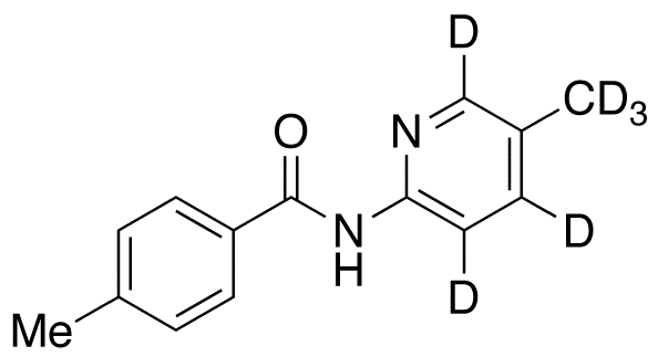 4-Methyl-N-(5-methyl-2-pyridinyl)benzamide-d<sub>6</sub>