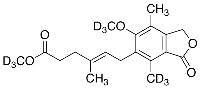 6-O-Methyl Mycophenolic Acid Methyl Ester-d<sub>9</sub>