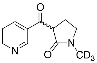 (R,S)-1-Methyl-3-nicotinoylpyrrolidone-d<sub>3</sub>