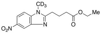 1-Methyl-5-nitro-1H-benzimidazole-2-butanoic Acid Ethyl Ester-d<sub>3</sub>
