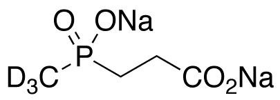 3-Methylphosphinicopropionic acid-d<sub>3</sub> disodium salt