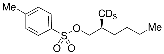 (S)-2-Methyl-1-(4-toluenesulfonyloxy)hexane-d<sub>3</sub>