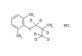 Mexiletine-d<sub>6</sub> hydrochloride