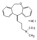 Doxepin-d<sub>3</sub> HCl (N-methyl-d<sub>3</sub>)