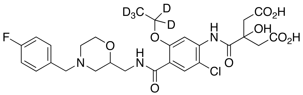 Mosapride-d<sub>5</sub> Citric Amide