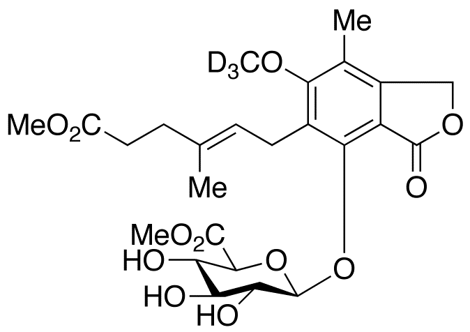 Mycophenolic Acid-d<sub>3</sub> Methyl Ester 6-(Methyl β-D-Glucuronate)