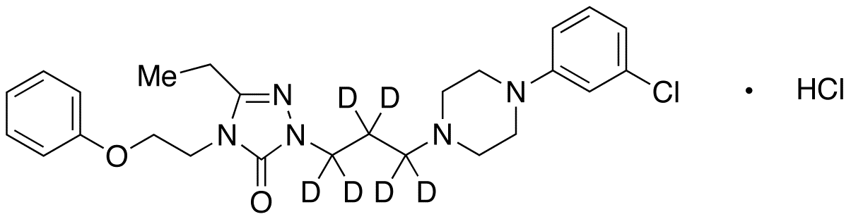 Nefazodone-d<sub>6</sub> HCl