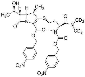 N-4-Nitrobenzyloxycarbonyl Meropenem-d<sub>6</sub> 4-Nitrobenzyl Ester