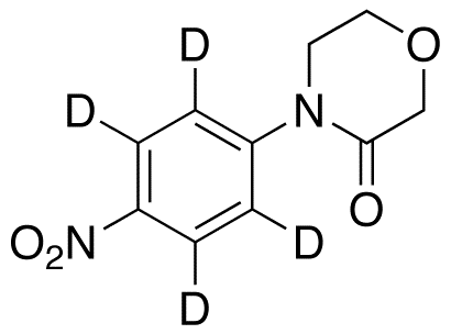 4-(4-Nitrophenyl)-3-morpholinone-d<sub>4</sub>