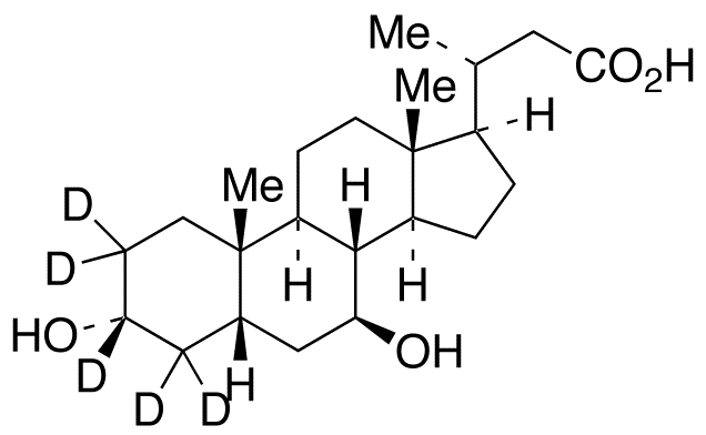 24-Nor Ursodeoxycholic Acid-d<sub>5</sub>