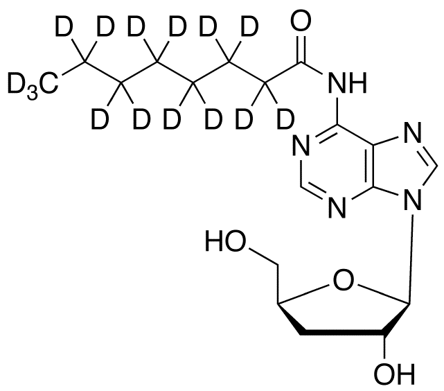 N6-Octanoyl Cordycepin-d<sub>15</sub>