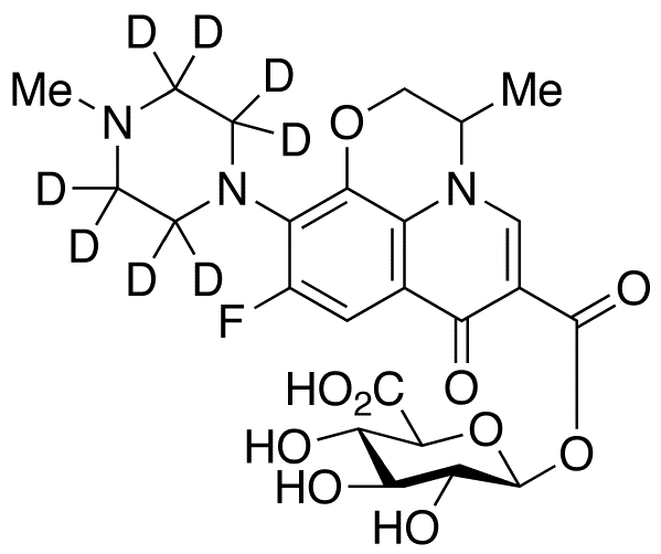 Ofloxacin-d<sub>8</sub> Acyl-β-D-glucuronide(Mixture of Diastereomers)