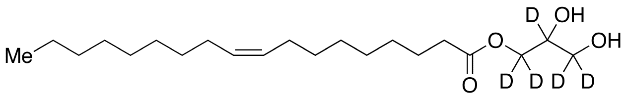 rac 1-Oleoyl Glycerol-d<sub>5</sub>