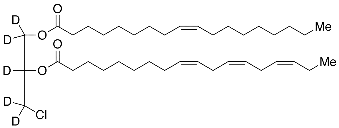rac 1-Oleoyl-2-linolenoyl-3-chloropropanediol-d<sub>5</sub>