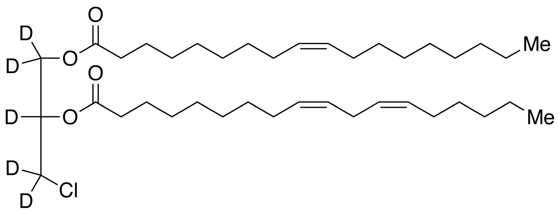 rac 1-Oleoyl-2-linoleoyl-3-chloropropanediol-d<sub>5</sub>