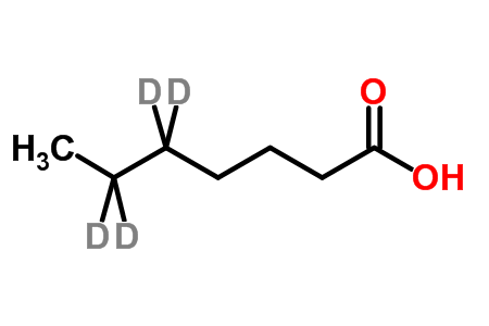 Heptanoic-5,5,6,6-d<sub>4</sub> Acid