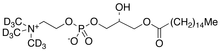 1-Palmitoyl-sn-glycero-3-phosphocholine-d<sub>9</sub>
