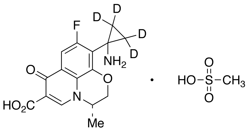 Pazufloxacin-d<sub>4</sub> Mesylate