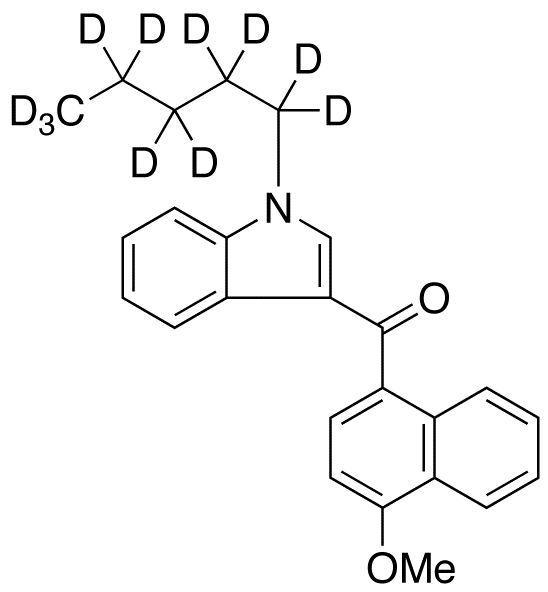 1-(Pentyl-d<sub>11</sub>)-3-(4-methoxynaphthoyl)indoleJWH 081-d<sub>11</sub>