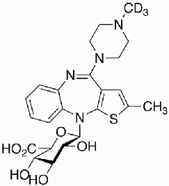 Olanzapine-methyl-d<sub>3</sub> Glucuronide