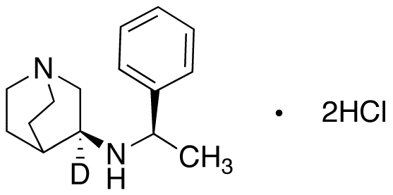 (3S)-N-[(1R)-1-Phenylethyl]-1-azabicyclo[2.2.2]octan-3-amine-d<sub>1</sub> DiHCl