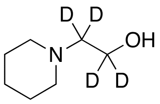 1-Piperidineethanol-d<sub>4</sub>