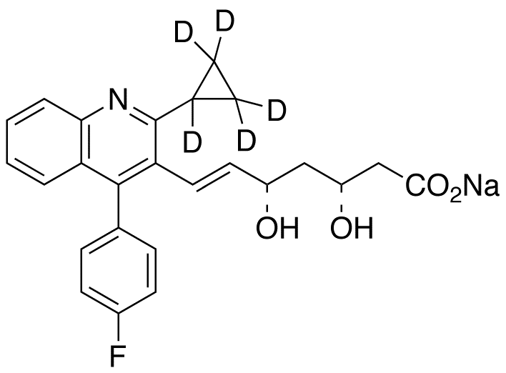 Pitavastatin-d<sub>5</sub> sodium salt