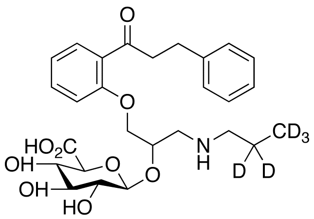 Propafenone-d<sub>5</sub> β-D-Glucuronide