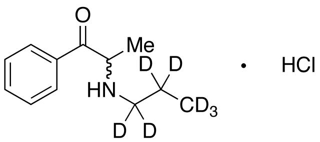 2-(Propylamino)propiophenone-d<sub>7</sub> HCl